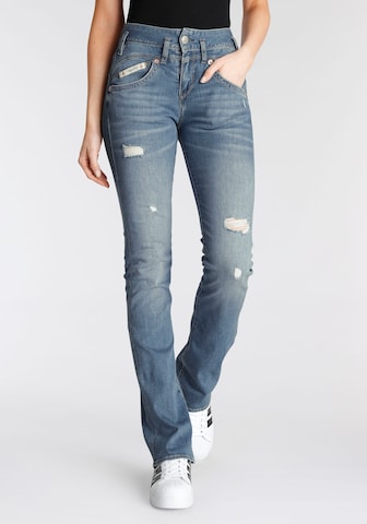 Herrlicher Boot cut Jeans in Blue: front