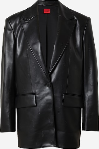 HUGO Red - Blazer 'Amasala-1' em preto: frente