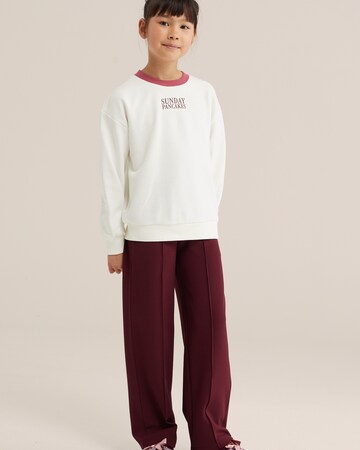 WE Fashion - Sweatshirt em branco
