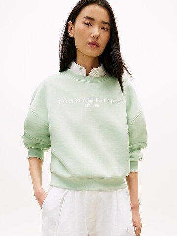 TOMMY HILFIGER Sweatshirt in Green: front