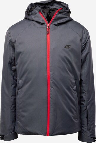 4F Outdoor jacket in Grey: front