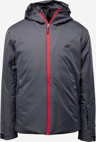 4F Outdoor jacket in Grey: front