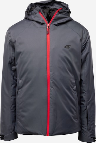 4F Outdoorjacke in Grau: predná strana