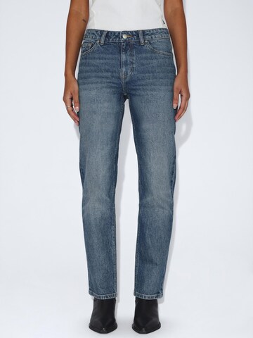 Dr. Denim Slimfit Jeans 'Straw Mid Slim' in Blauw