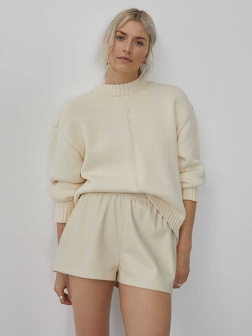 LeGer by Lena Gercke Normální Kalhoty 'Sarah' – béžová: přední strana