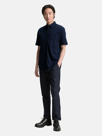 TOM TAILOR Regular fit Button Up Shirt in Blue