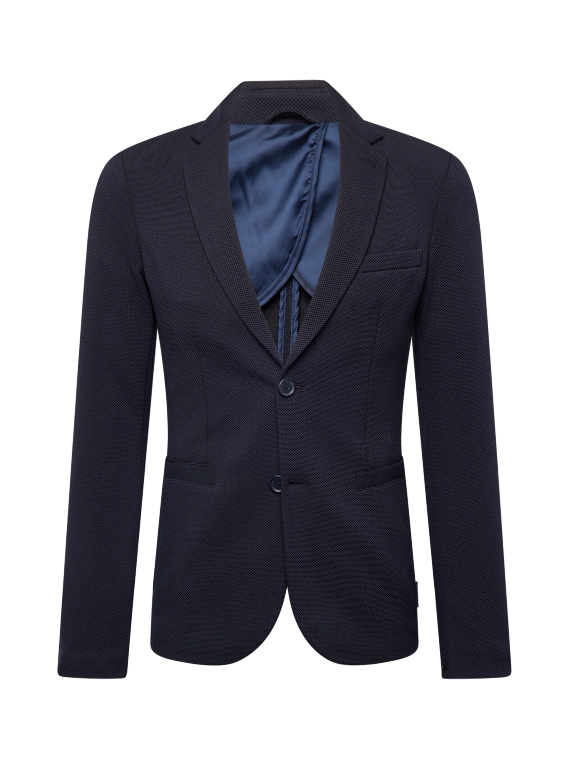 ARMANI EXCHANGE Slim Fit Сако в синьо: отпред