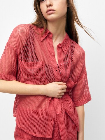 Pull&Bear Blouse in Rood