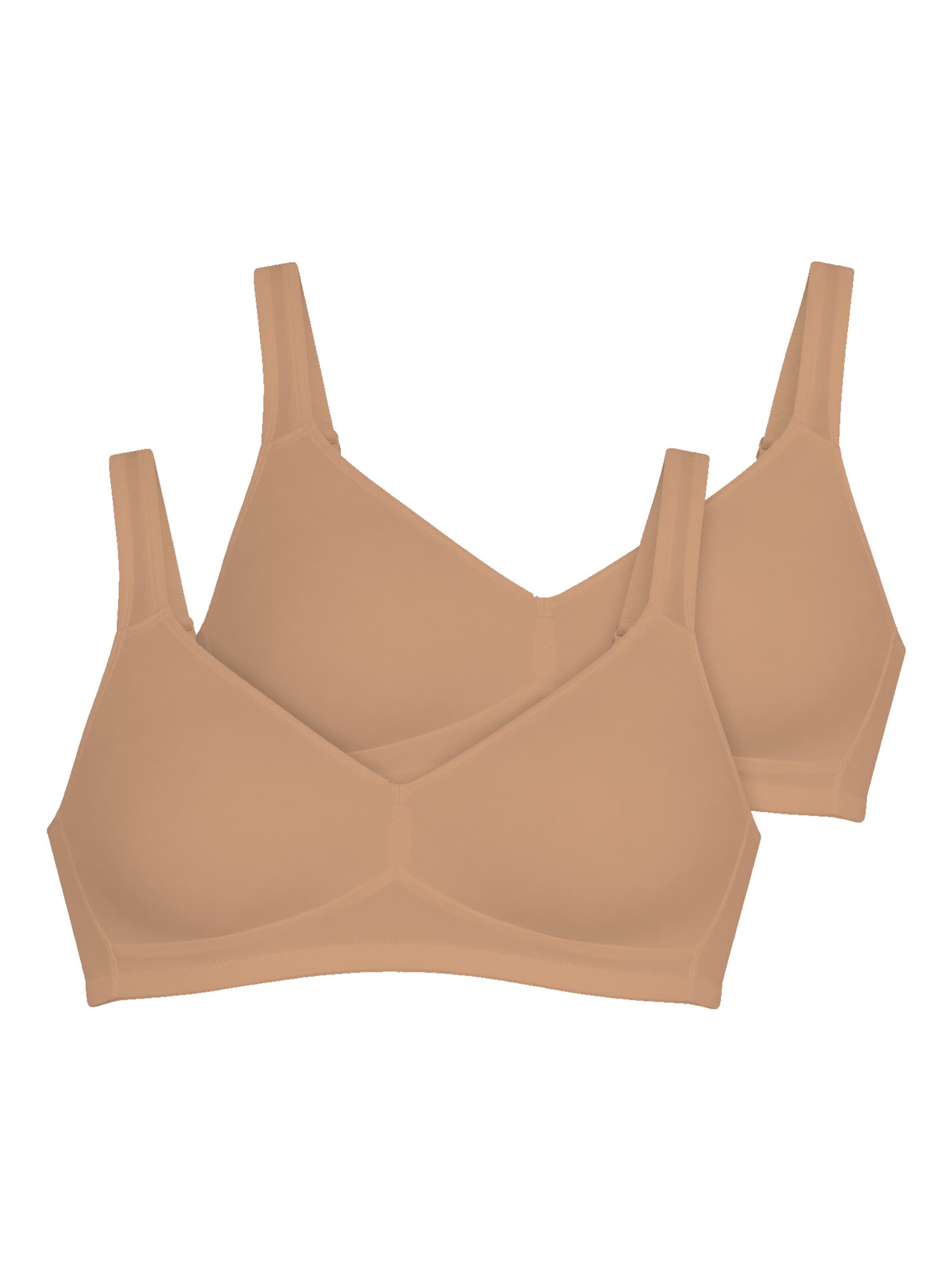 Nina von C. Triangel BH 'Secret Soft & Shape' in Beige: Vorderseite