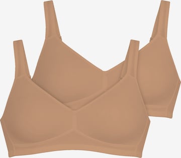 Nina von C. Triangel BH 'Secret Soft & Shape' in Beige: Vorderseite