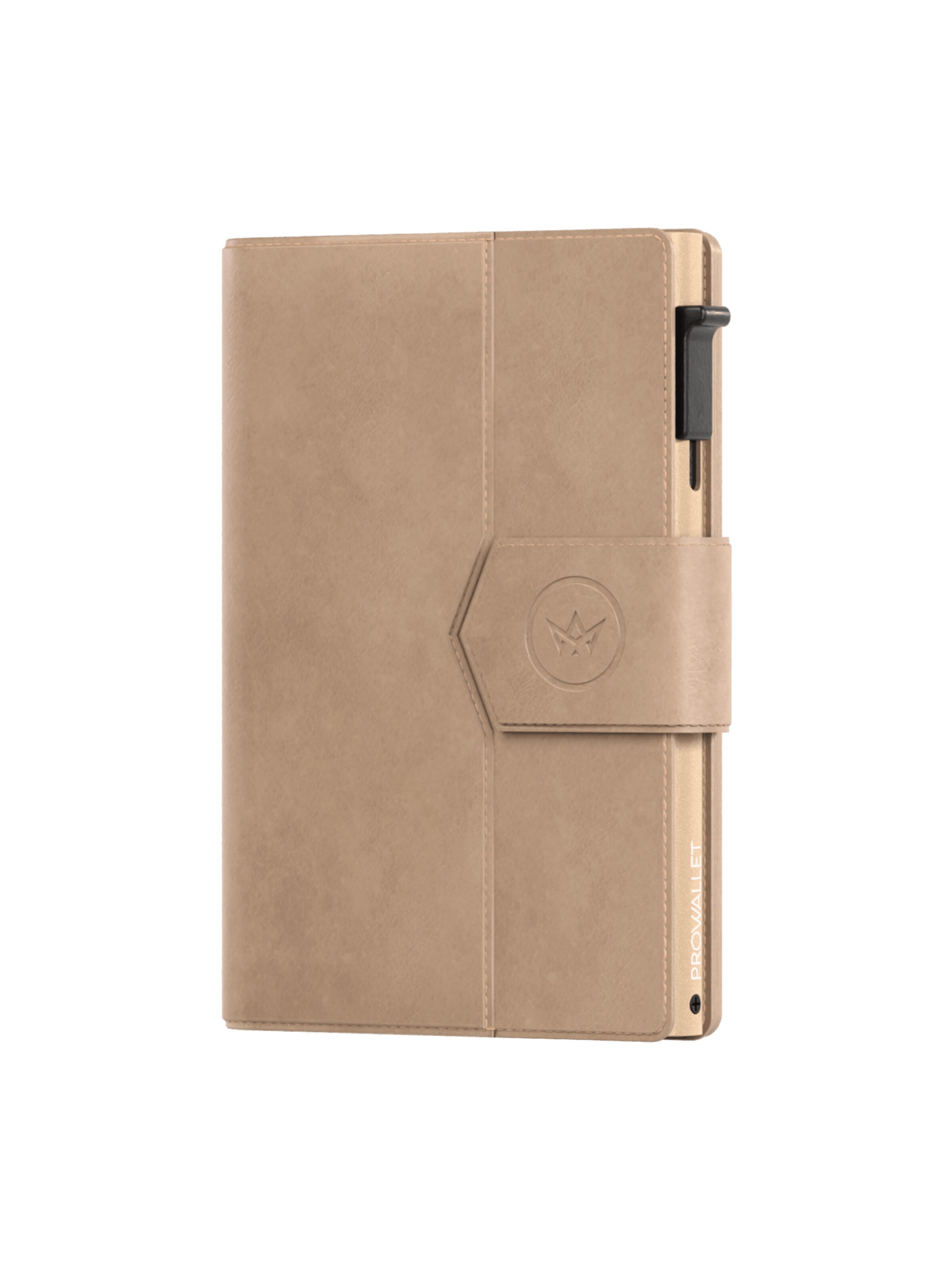 Prowallet Wallet 'Pasjeshouder Plus' in Beige: front