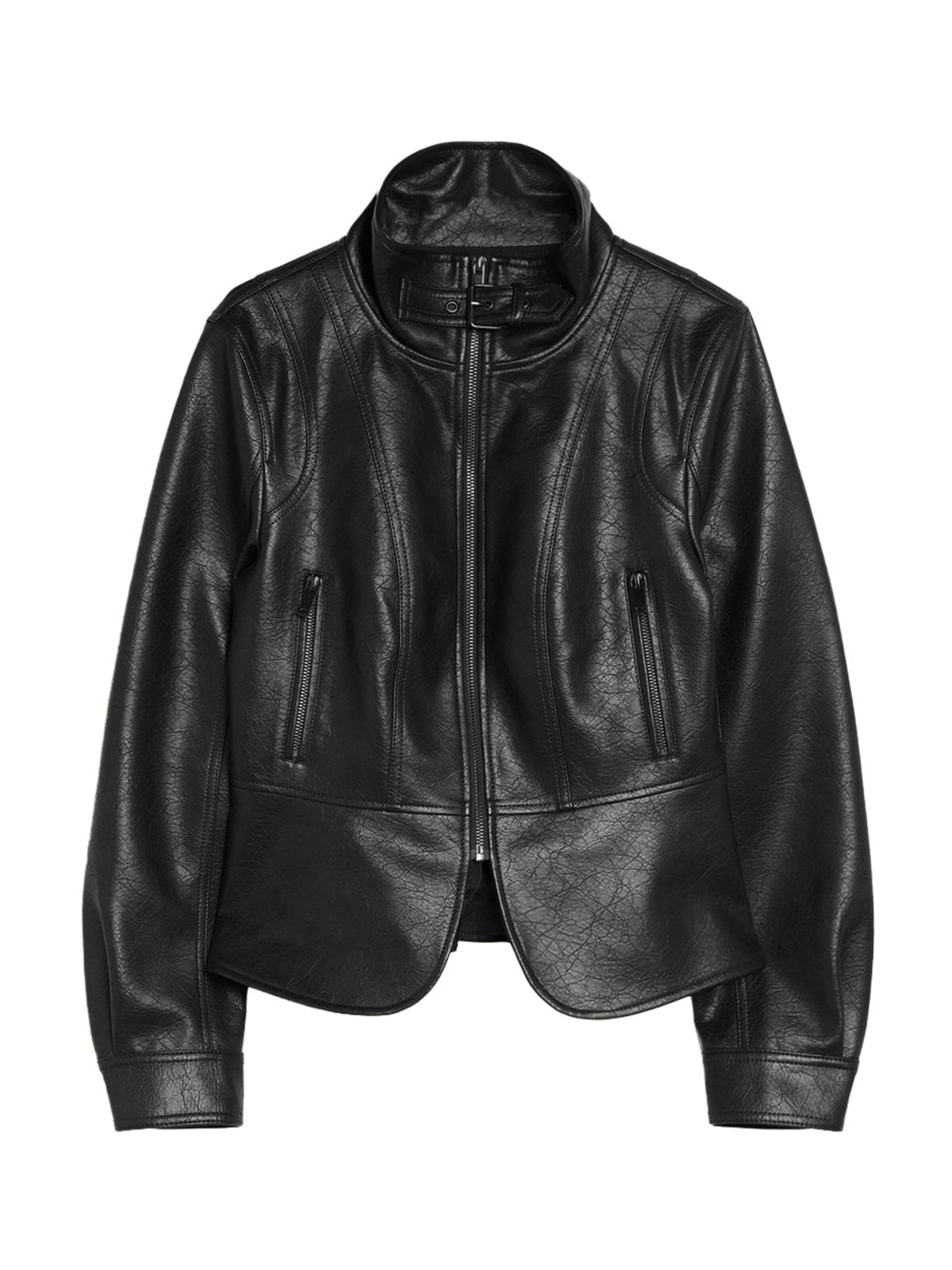 Bershka Between-season jacket in Black: front