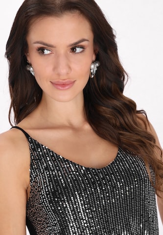 faina Top in Grau