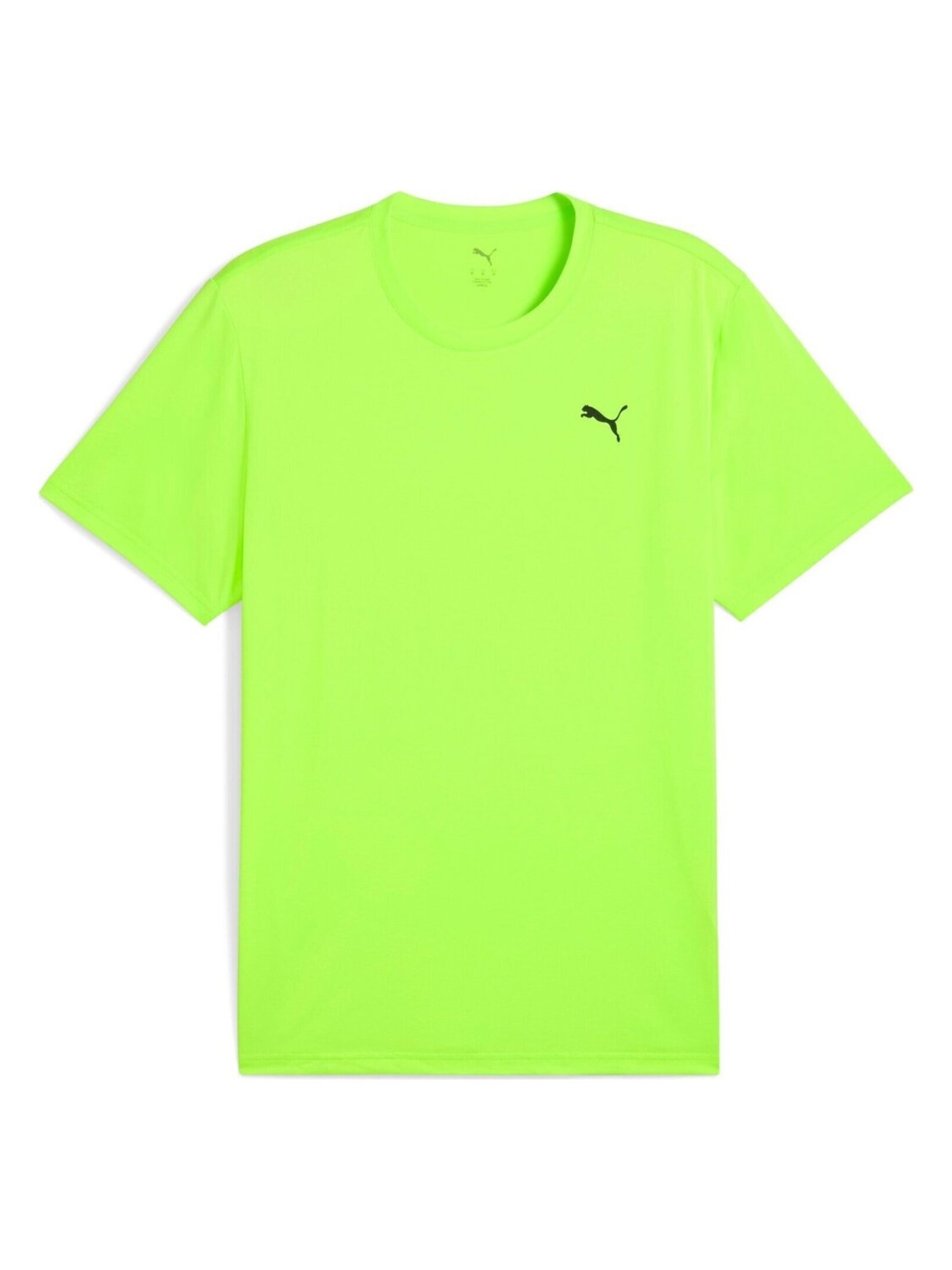 PUMA Shirt 'Puma M Tad Essentials Solid Cat Tee Lc Small'‌‌ in M in grün, Produktansicht