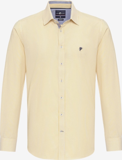 DENIM CULTURE Chemise 'DEXTER' en jaune, Vue avec produit