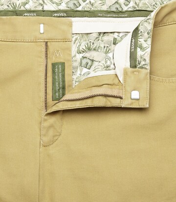 Meyer Hosen Regular Chino Pants 'Dublin' in Yellow