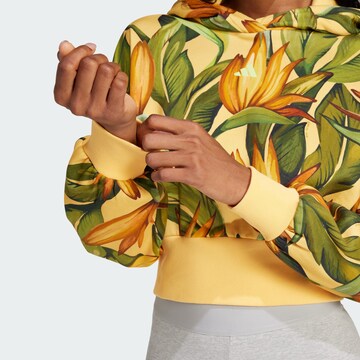 ADIDAS SPORTSWEAR Sports sweatshirt 'Adidas x Farm Rio' in Yellow