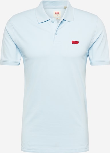 LEVI'S ® Shirt 'Slim Housemark Polo' in hellblau / rot, Produktansicht