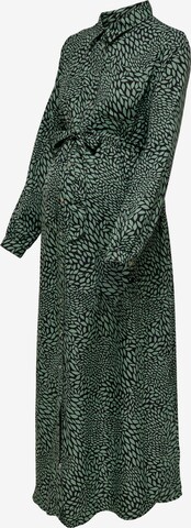 Only Maternity Shirt Dress 'Noelle' in Green: front