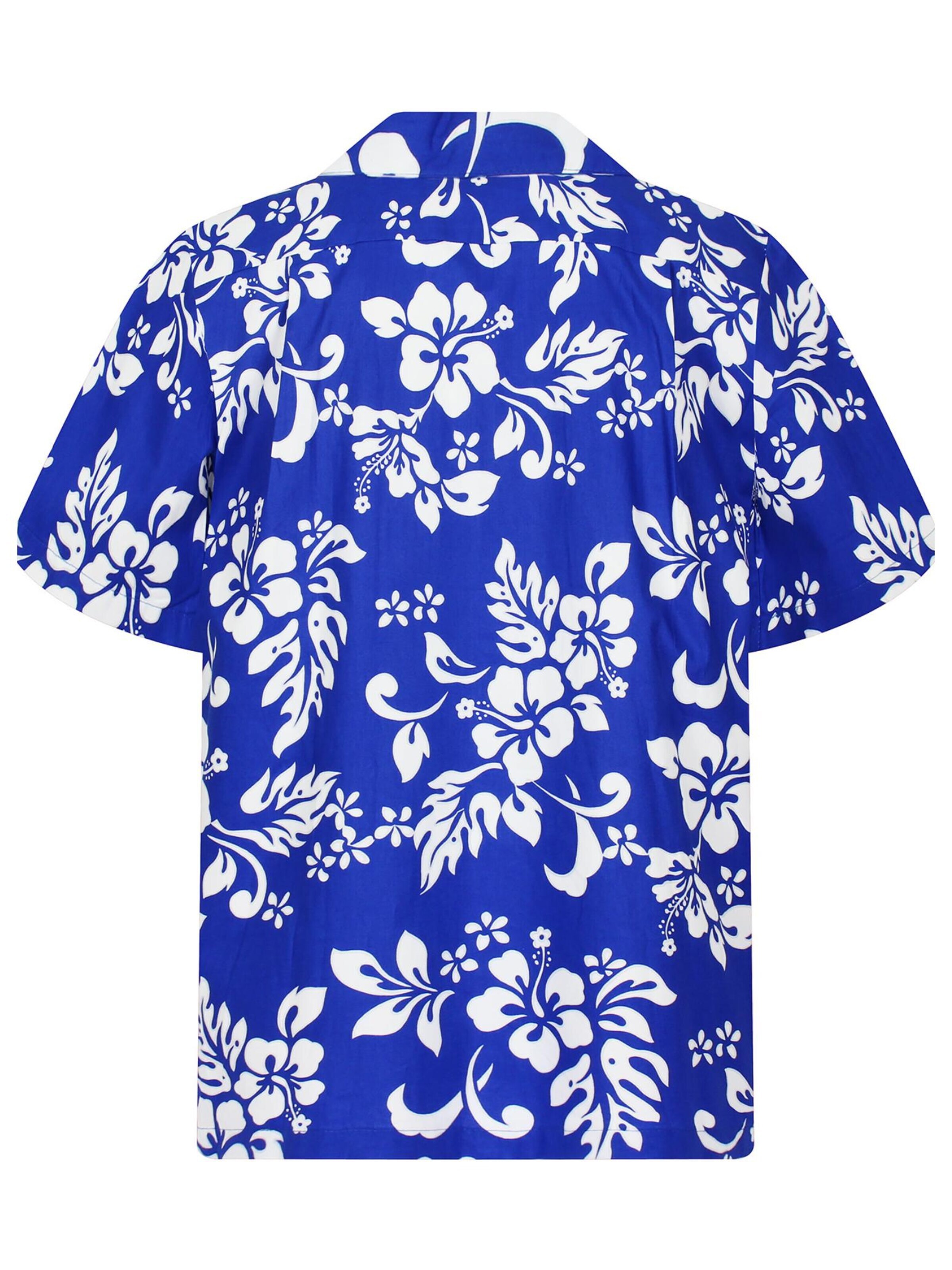 KY's Regular fit Button Up Shirt '81' in Blue
