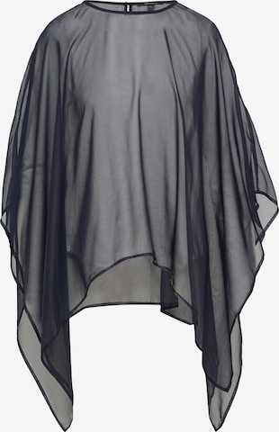 COMMA Cape in Blau: Vorderseite