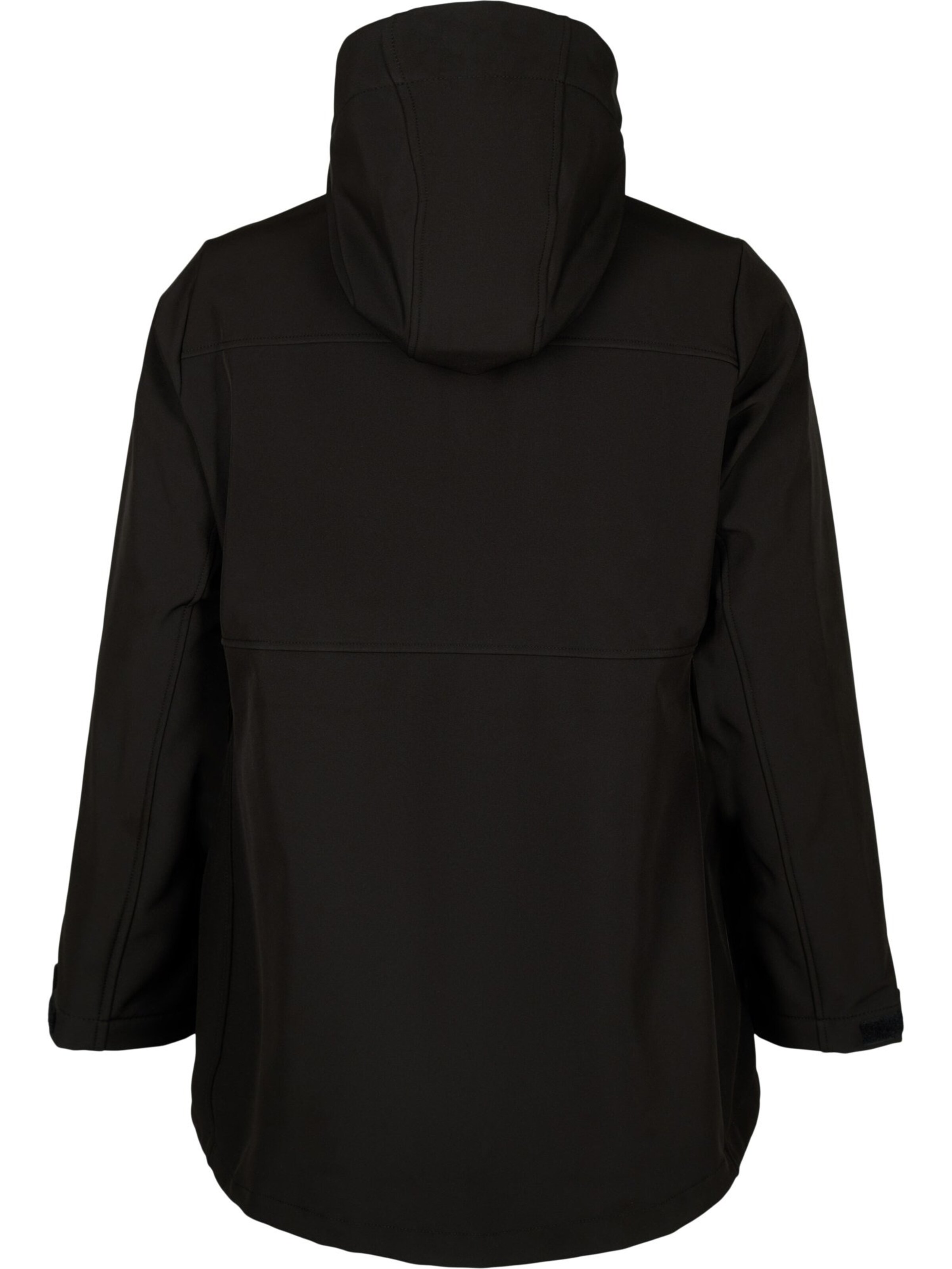 Zizzi Funkcionalna jakna 'CAAURA' | črna barva