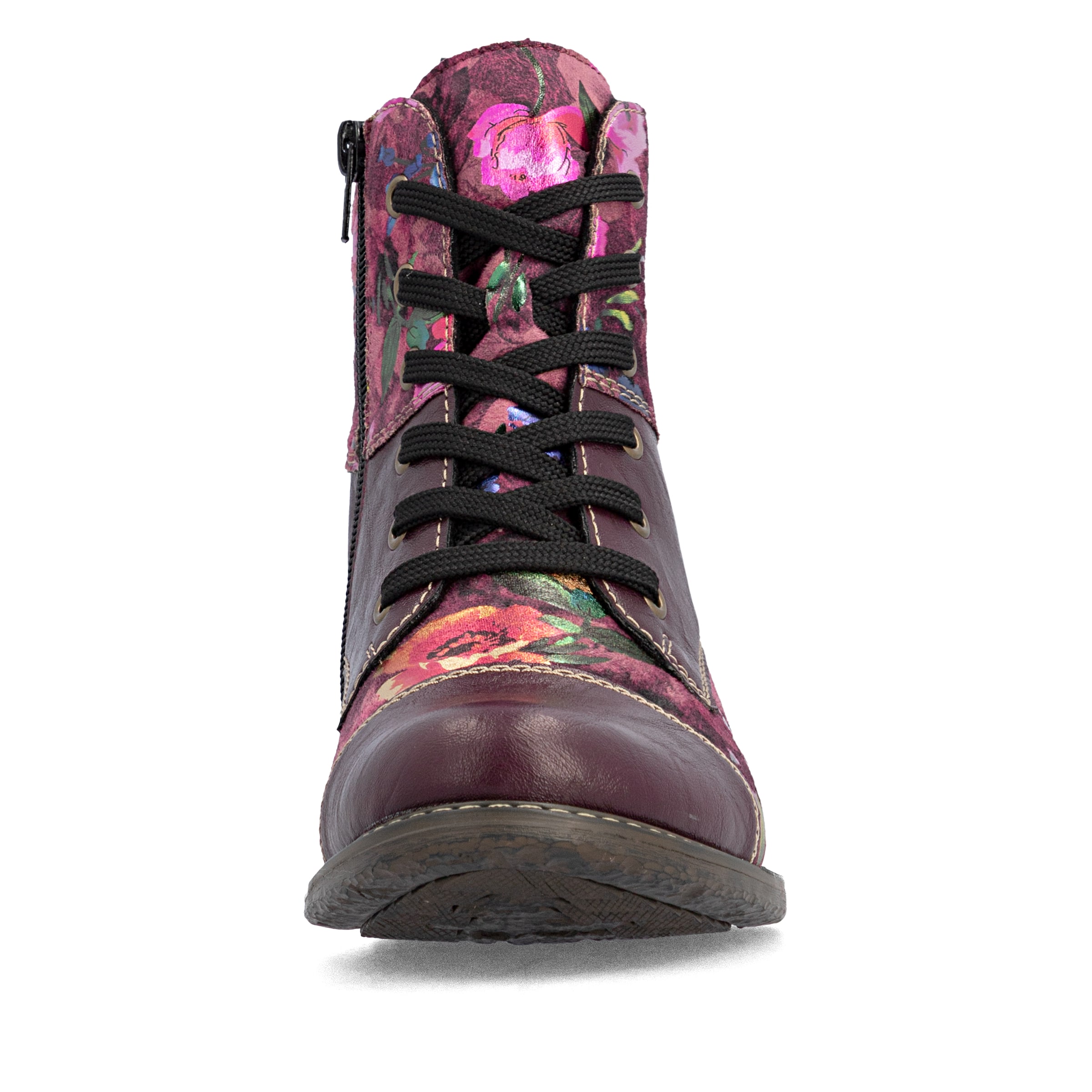 Bottes à lacets Rieker en rouge