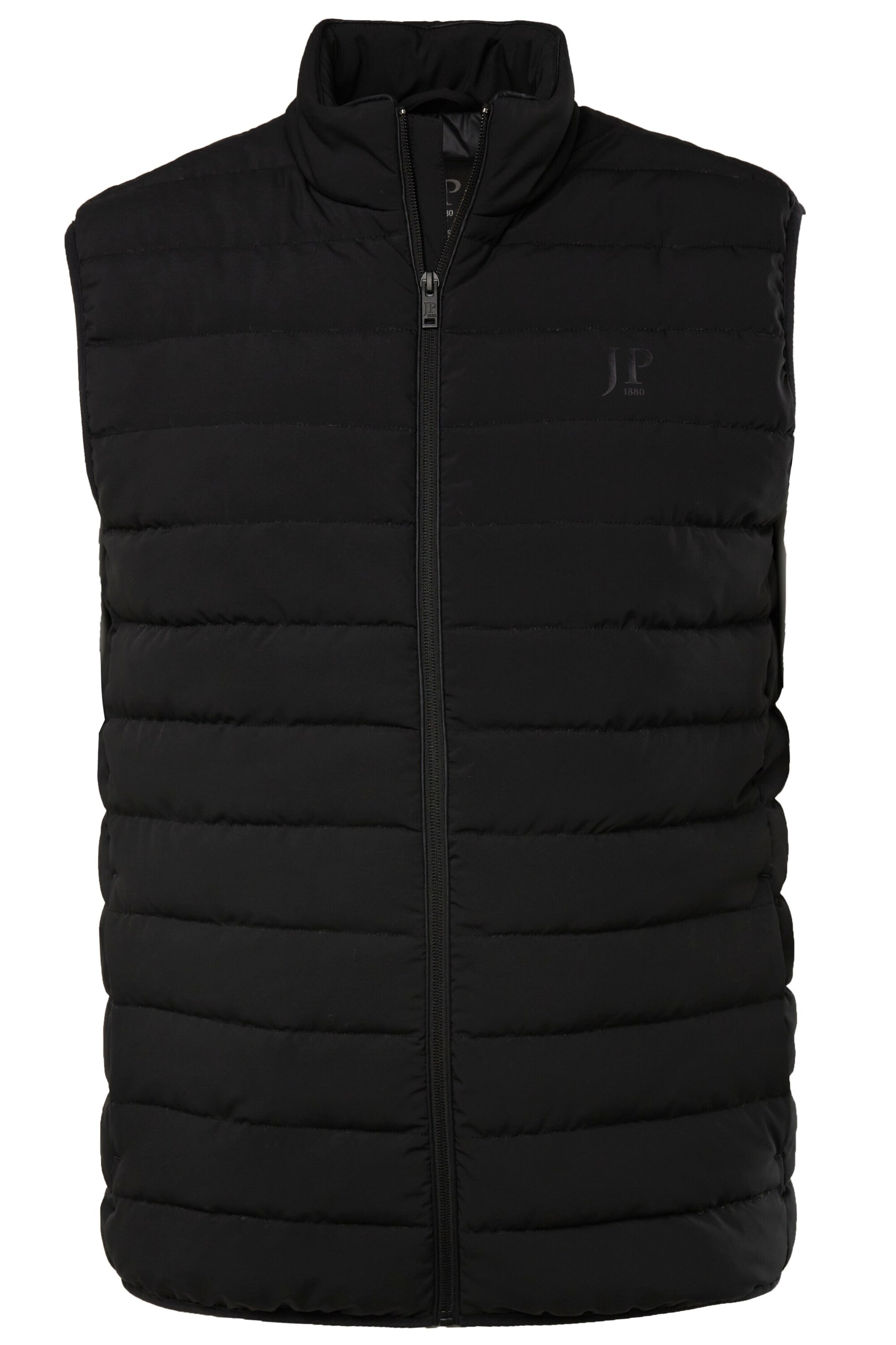 JP1880 Bodywarmer in Zwart: voorkant