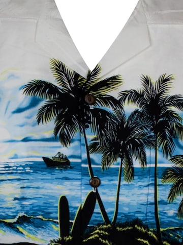 Regular fit Camicia 'Blauer Strand' di KY's in bianco