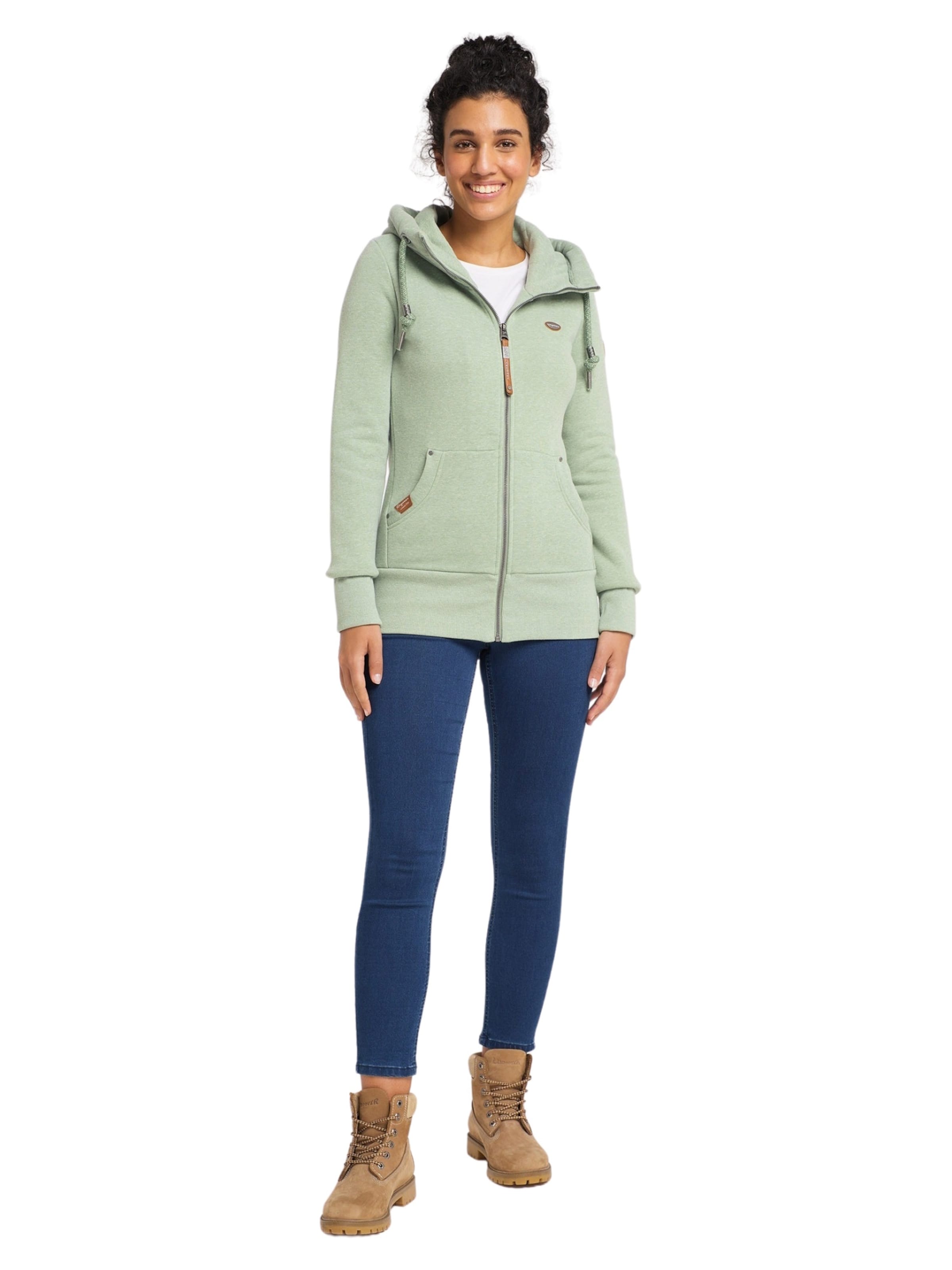 Giacca di felpa 'Neska' di Ragwear in verde