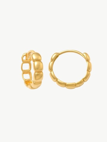 MUSE of my own Ohrringe 'Pillow Hoops'‌‌‌‌‌‌ in Gold: Vorderseite