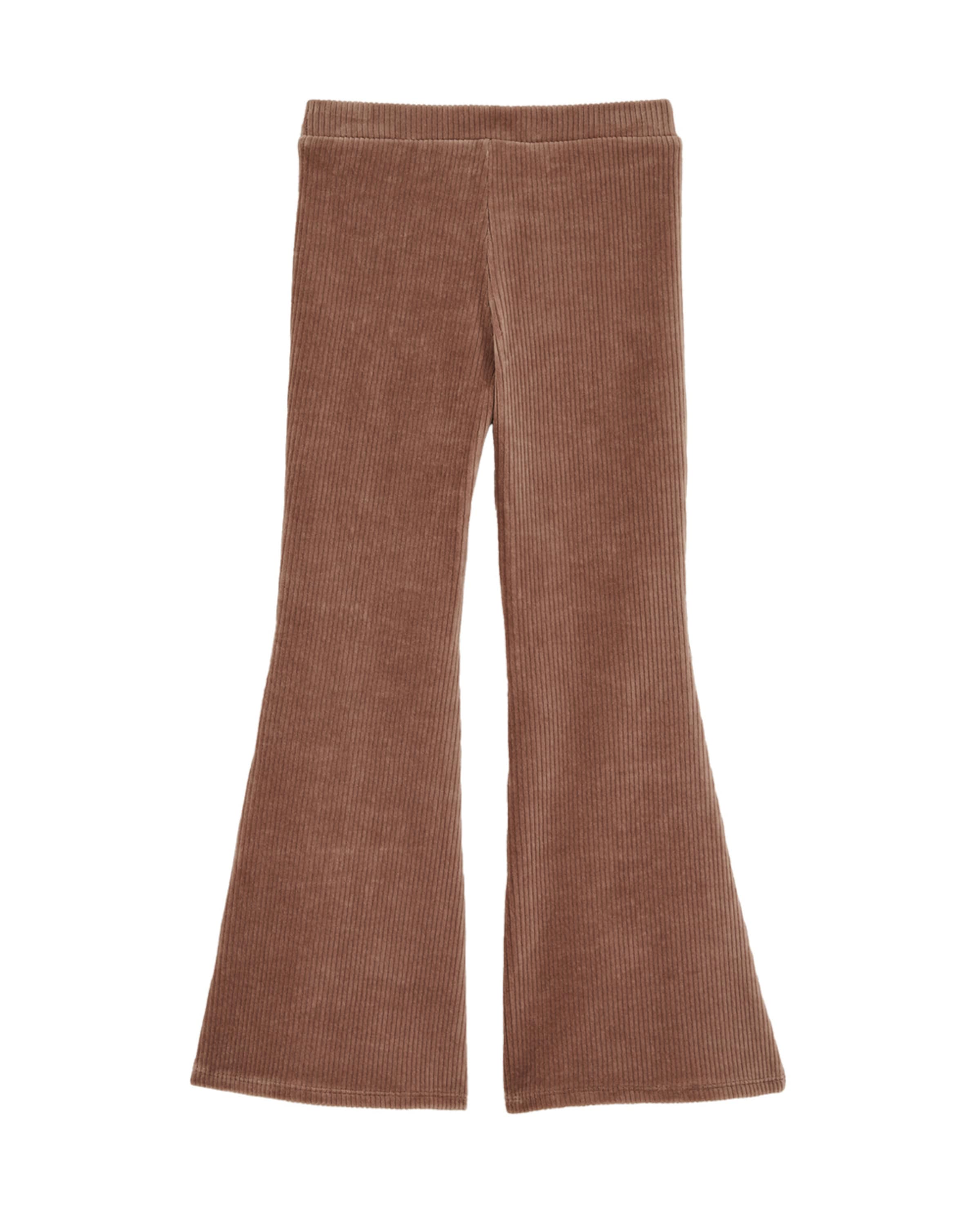 WE Fashion Flared Leggings in Beige