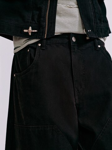 Pull&Bear Baggy Дънки в черно