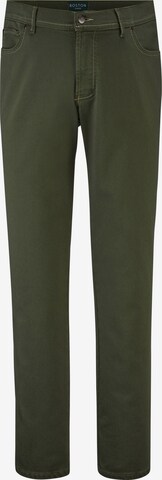 Boston Park Regular Pants in Green: front