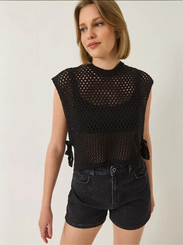 Bianco Lucci - Pullover em preto: frente