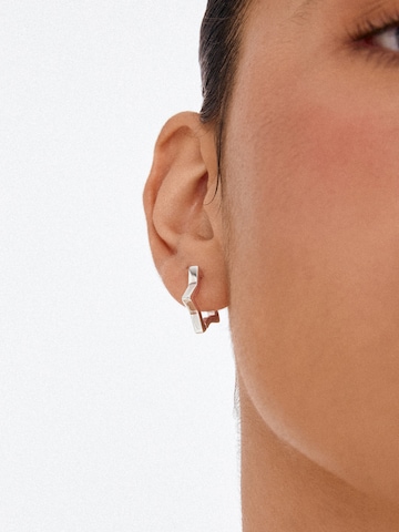 Pilgrim Серьги ' Solari ' в Серебристый