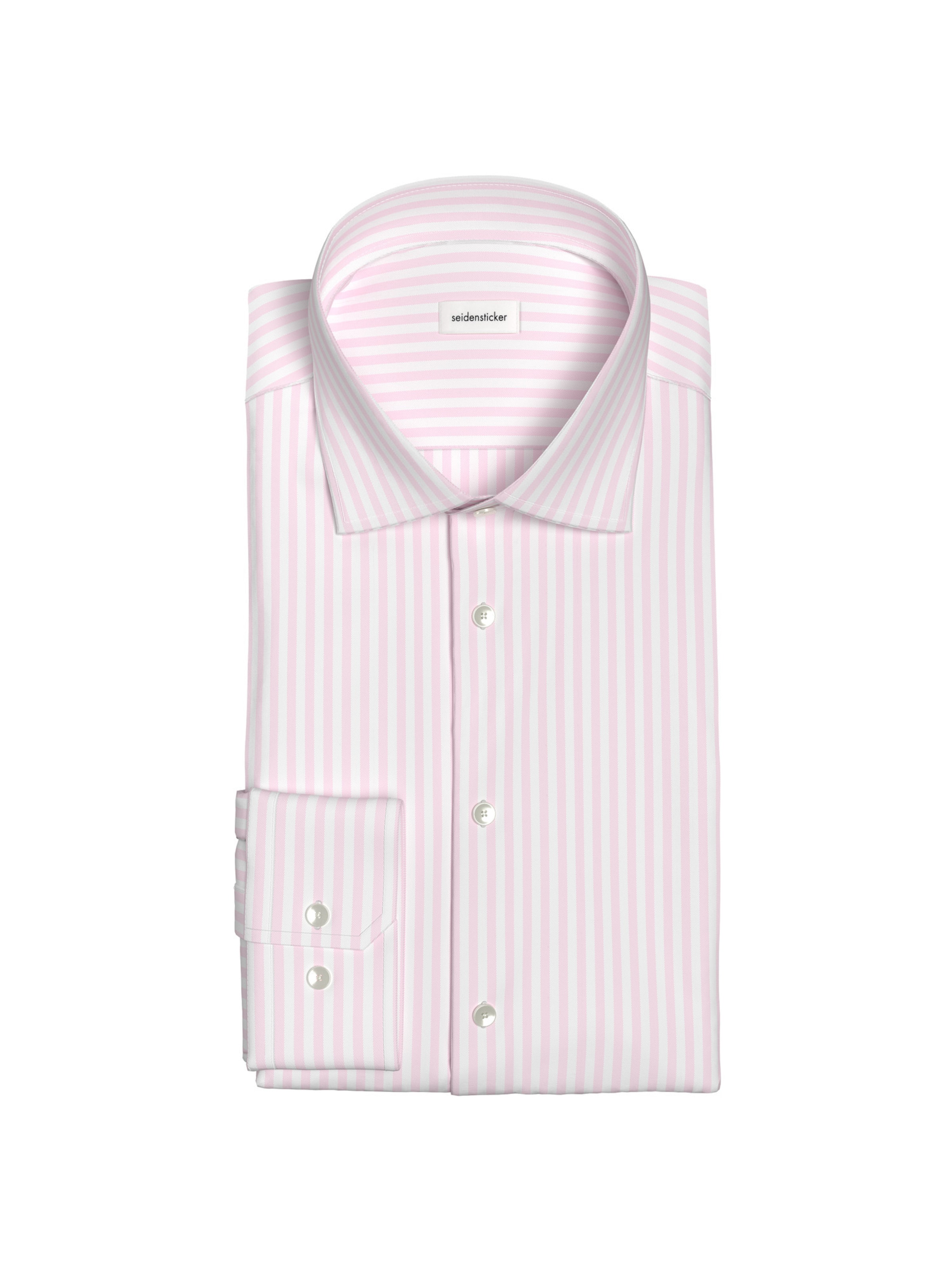 Coupe regular Chemise business 'Schwarze Rose' SEIDENSTICKER en rose