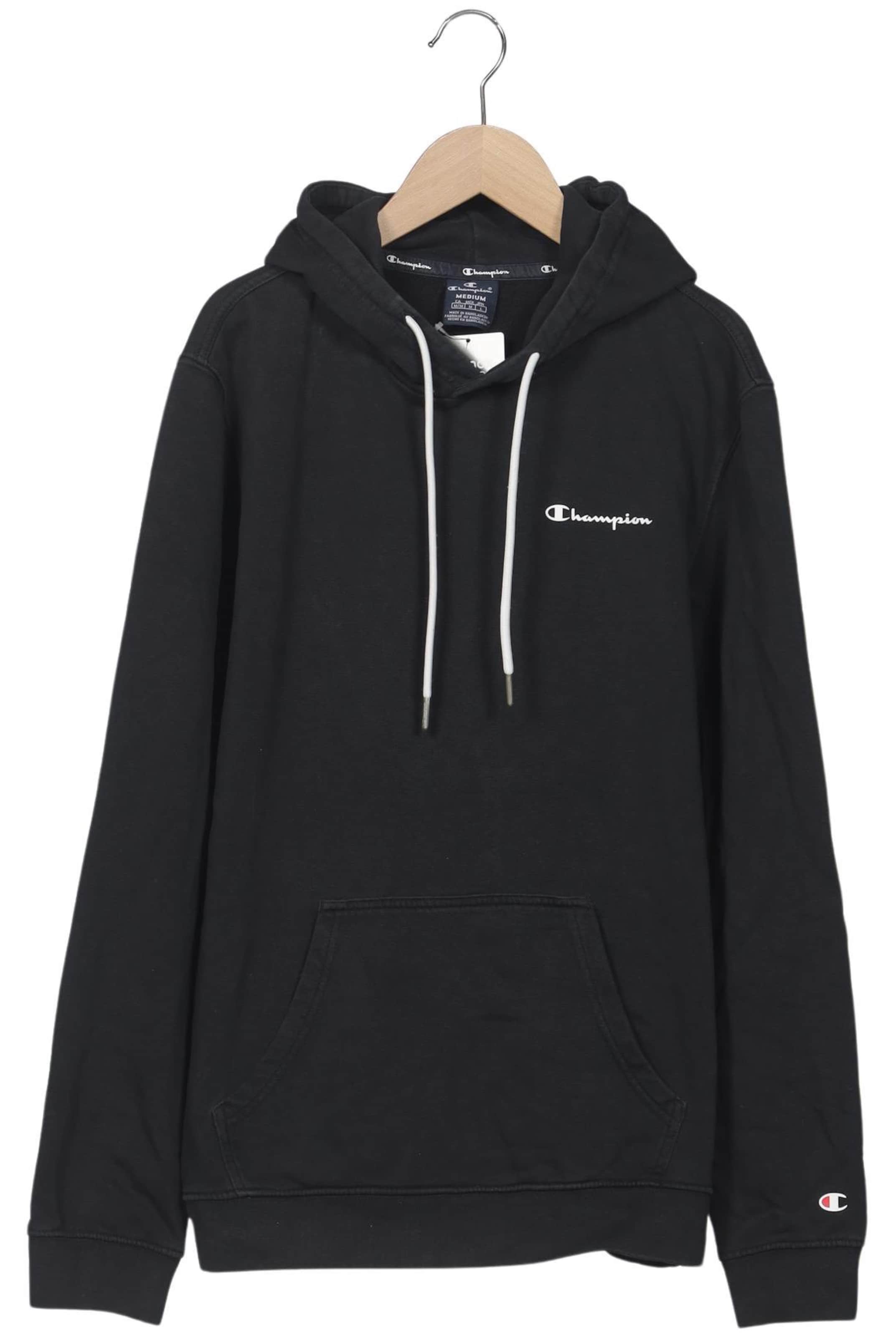 Champion Authentic Athletic Apparel Sweatshirt & Zip-Up Hoodie in M in Black: front