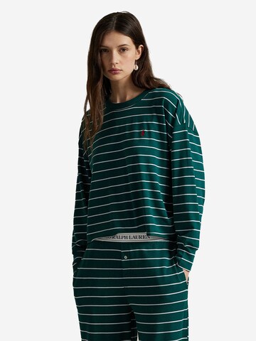 Pyjama ' Club Terry ' Polo Ralph Lauren en vert : devant