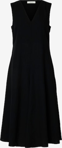SELECTEDHaljina 'SLFLuisa' - crna boja: prednji dio