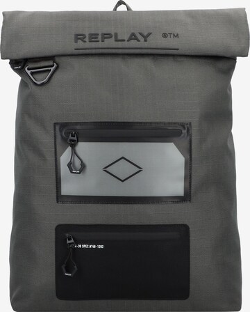 REPLAY Backpack in Grey: front