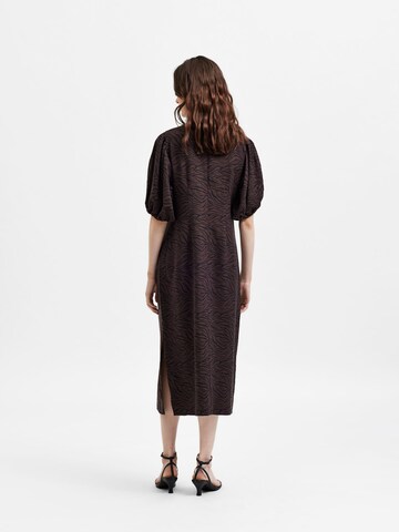 Robe SELECTED en marron