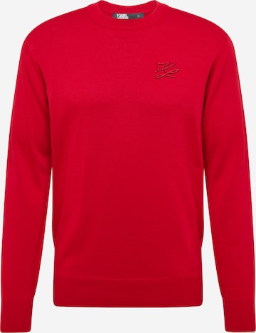 Pullover di Karl Lagerfeld in rosso: frontale