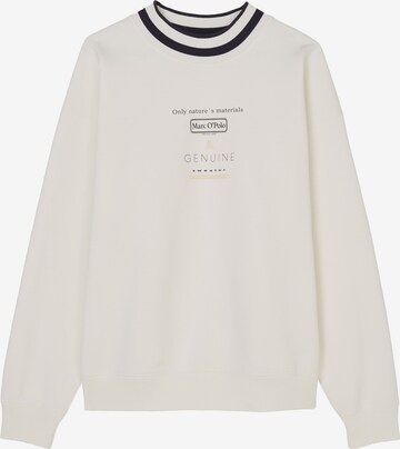 Marc O'Polo Sweatshirt in White: front