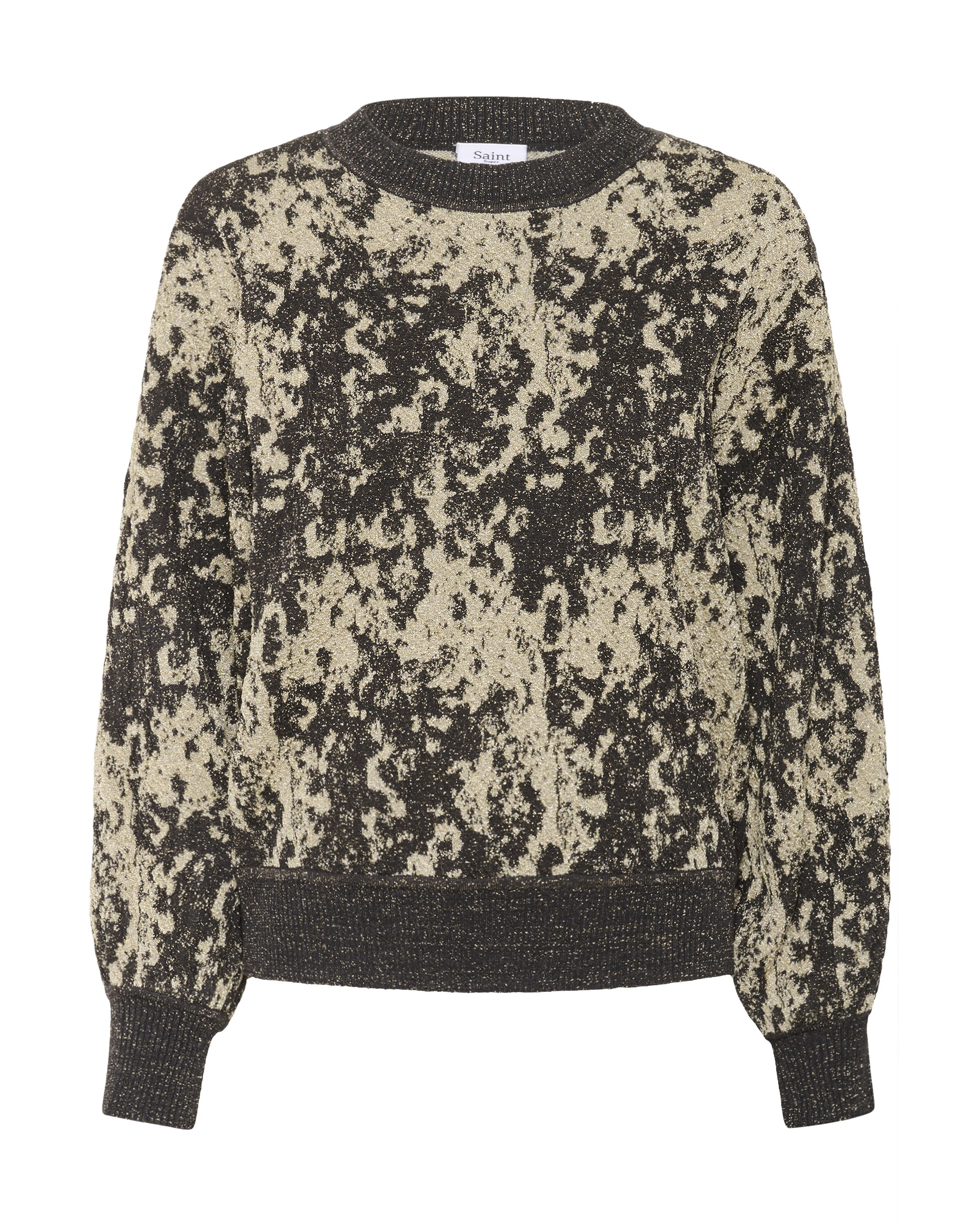 SAINT TROPEZ Sweater 'NahlaSZ' in Grey: front