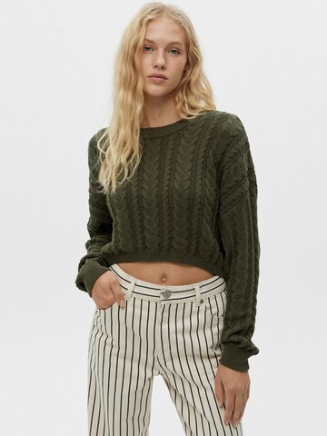 Pull&Bear Pullover in Grün