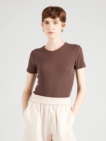 ONLY Shirt 'ONLVAL' in Brown: front