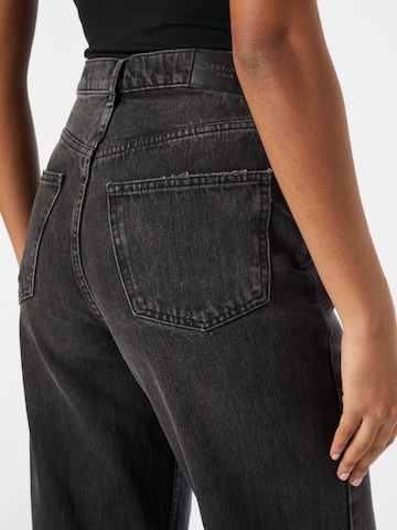 Gina Tricot Wide leg Jeans 'Idun' in Black