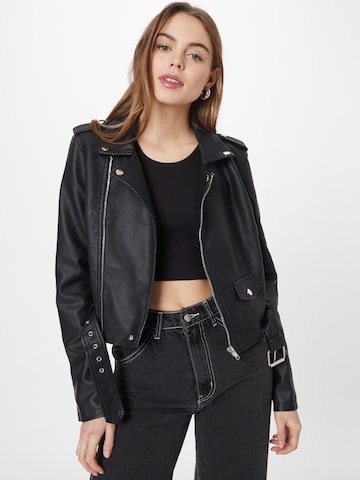 Urban Classics Between-Season Jacket in Black: front