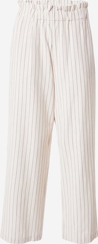 VILA Wide leg Pants 'PRISILLA' in Beige: front